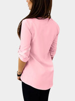 NEW FEELING Womens Pink T-Shirts