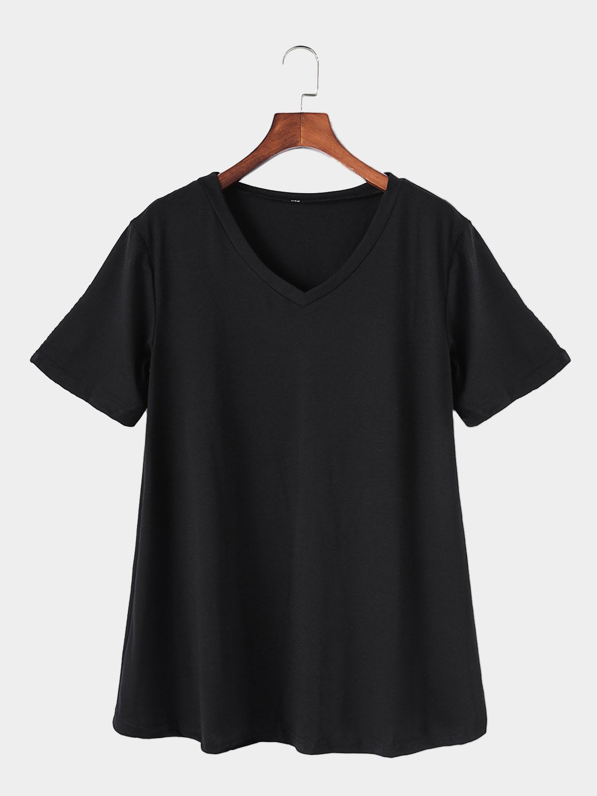 NEW FEELING Womens Black T-Shirts