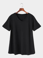 NEW FEELING Womens Black T-Shirts