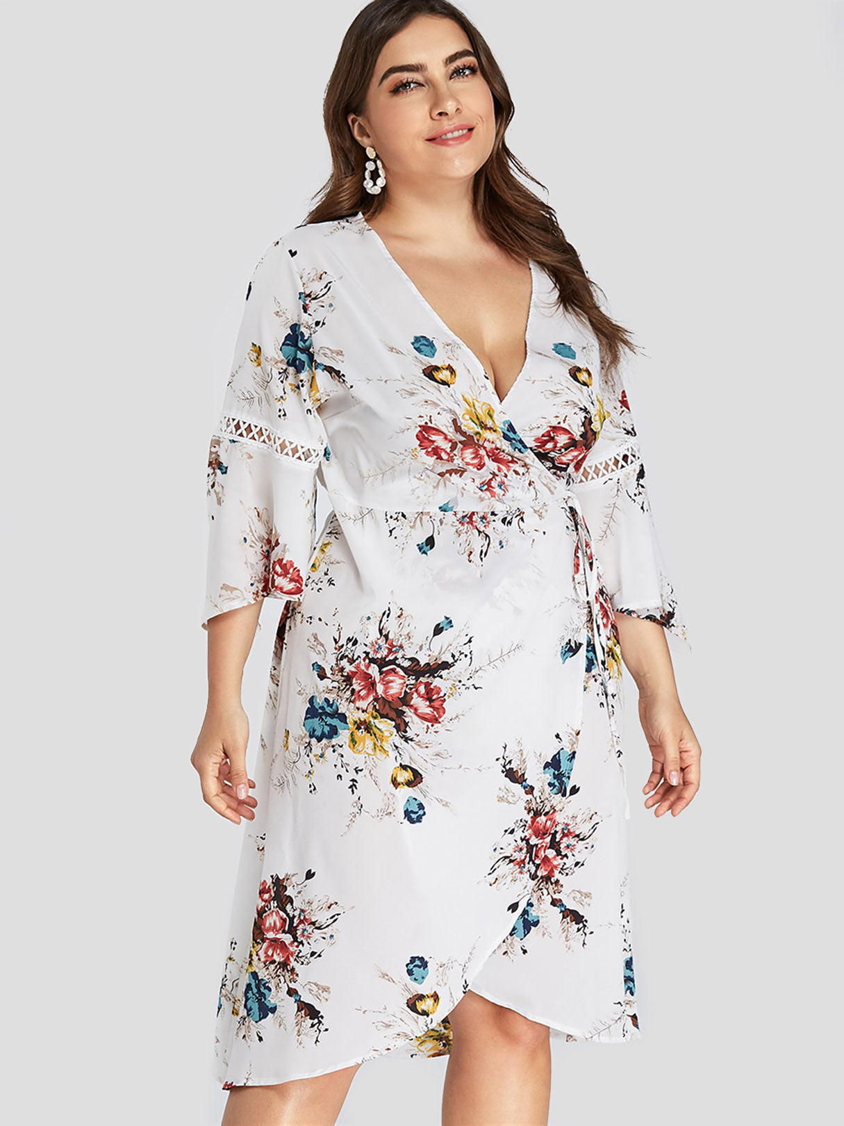 OEM Ladies White Plus Size Dresses