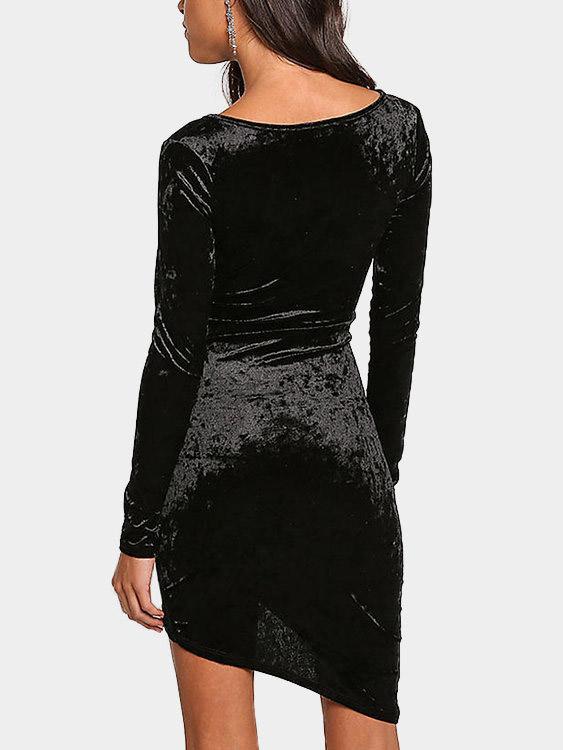 NEW FEELING Womens Black Mini Dresses