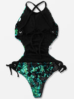 NEW FEELING Womens Green One-Pieces
