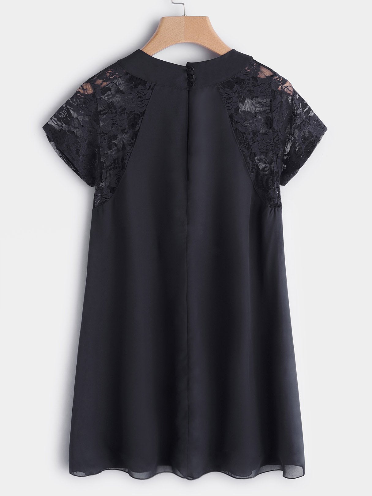 NEW FEELING Womens Black Chiffon Dresses