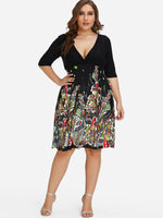 OEM ODM Womens Half Sleeve Plus Size Dress