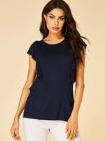 OEM Ladies Navy T-Shirts