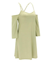 OEM Ladies Army Green Mini Dresses