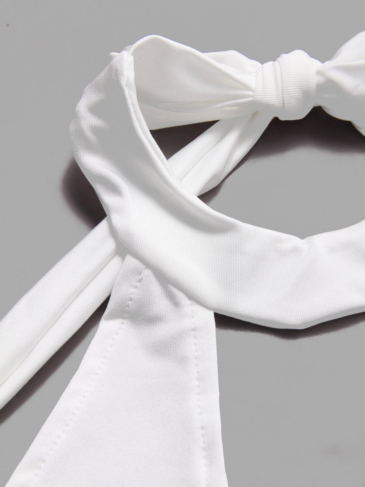 OEM Ladies White Crop Top