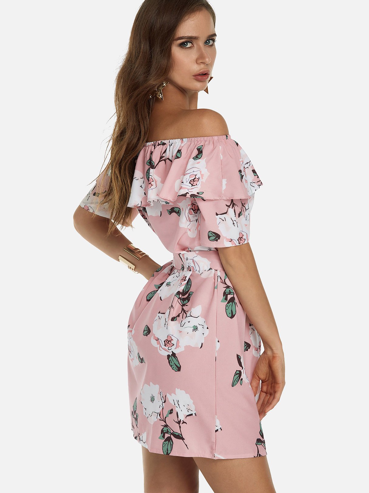 OEM Ladies Floral Floral Dresses