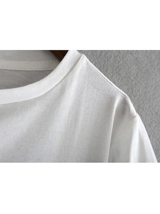 OEM Ladies White T-Shirts