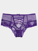 Wholesale Plain Lace Purple Plus Size Intimates