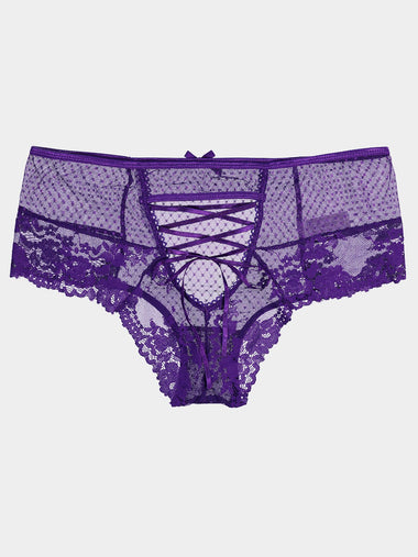 Wholesale Plain Lace Purple Plus Size Intimates
