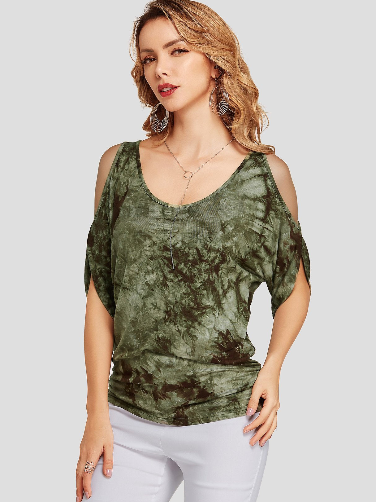 OEM ODM Womens Army Green T-Shirts