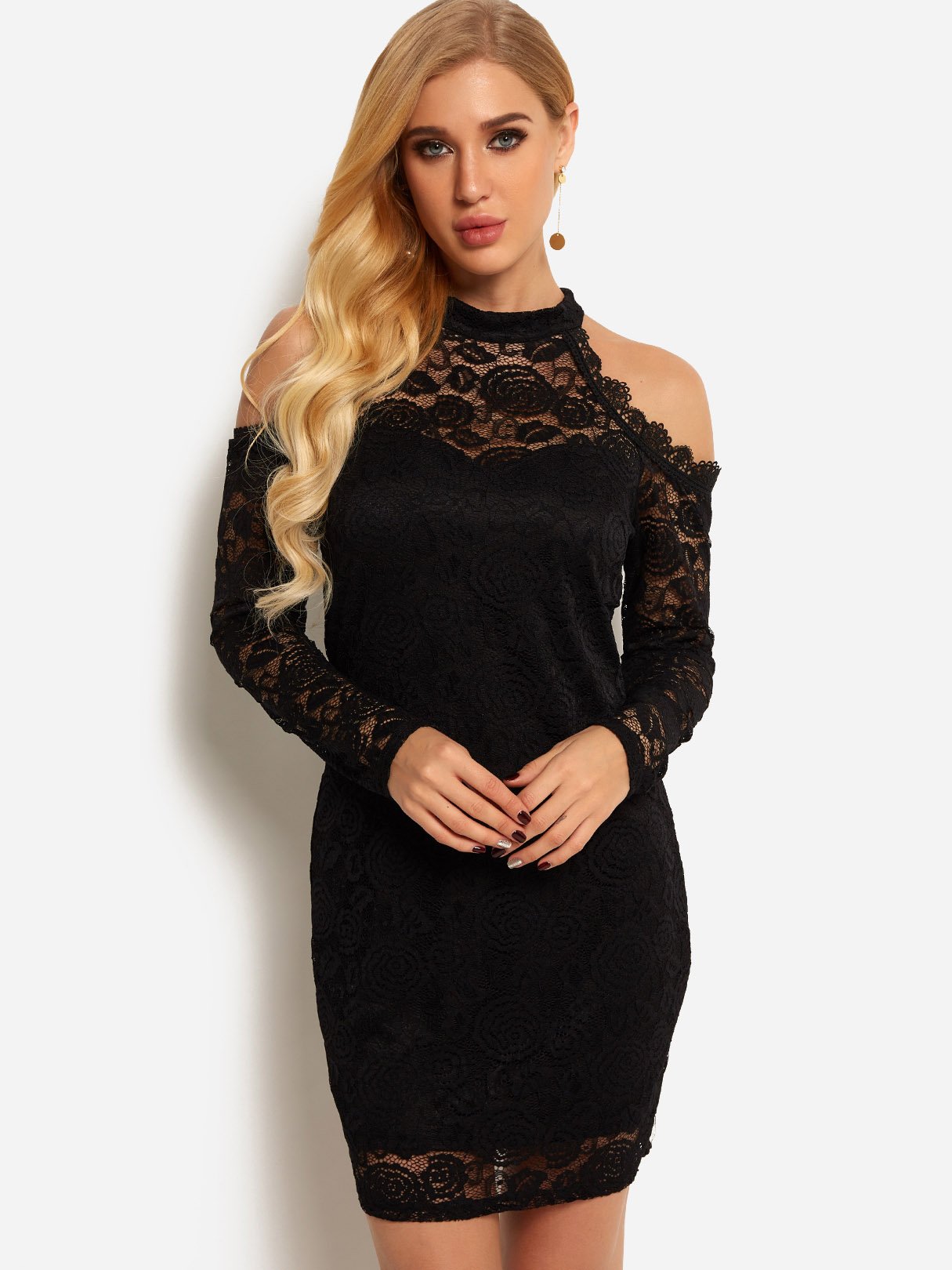 NEW FEELING Womens Black Mini Dresses