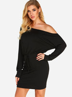 OEM Ladies Black Mini Dresses