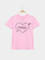 Wholesale Round Neck Printed Pink T-Shirts