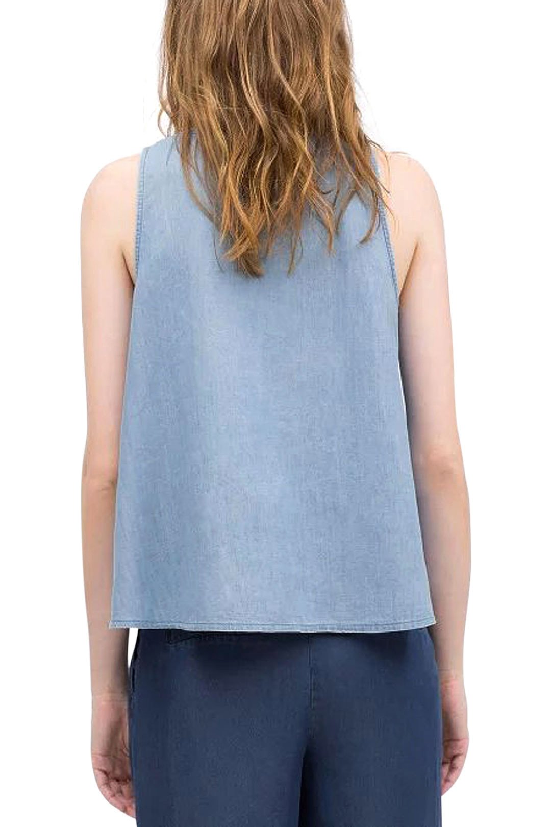 NEW FEELING Womens Blue Camis