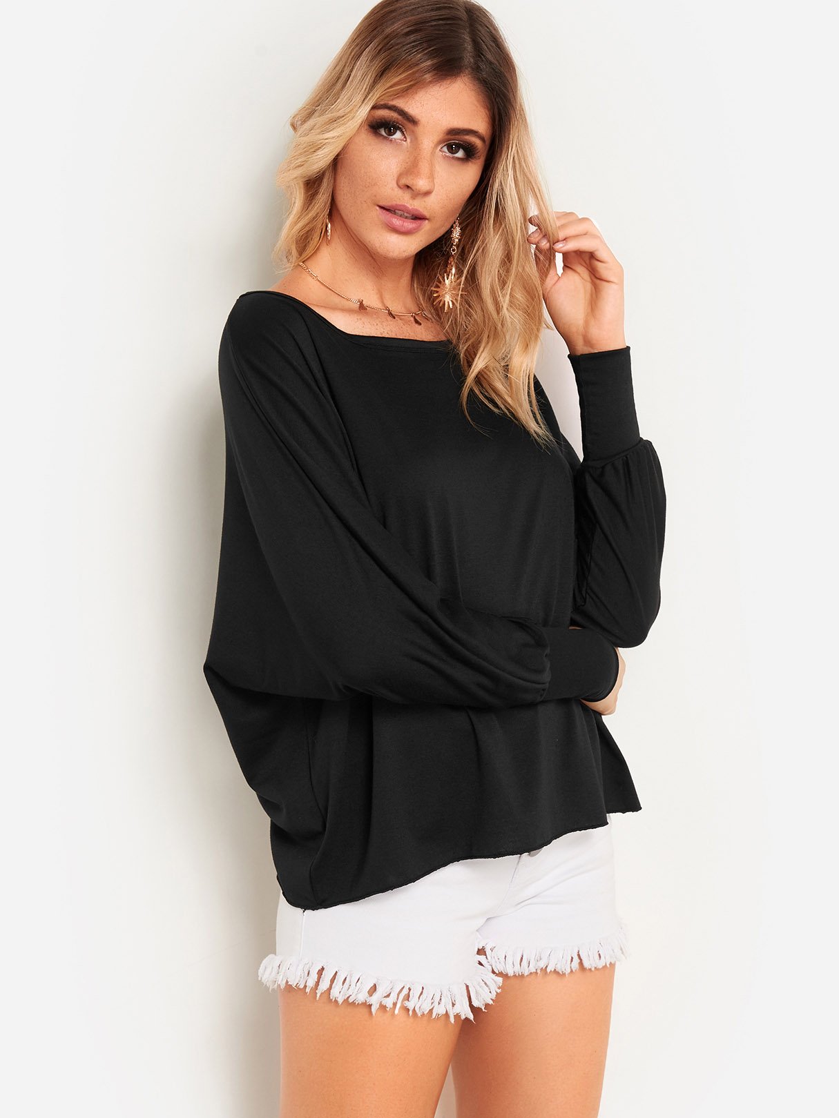 OEM Ladies Black T-Shirts
