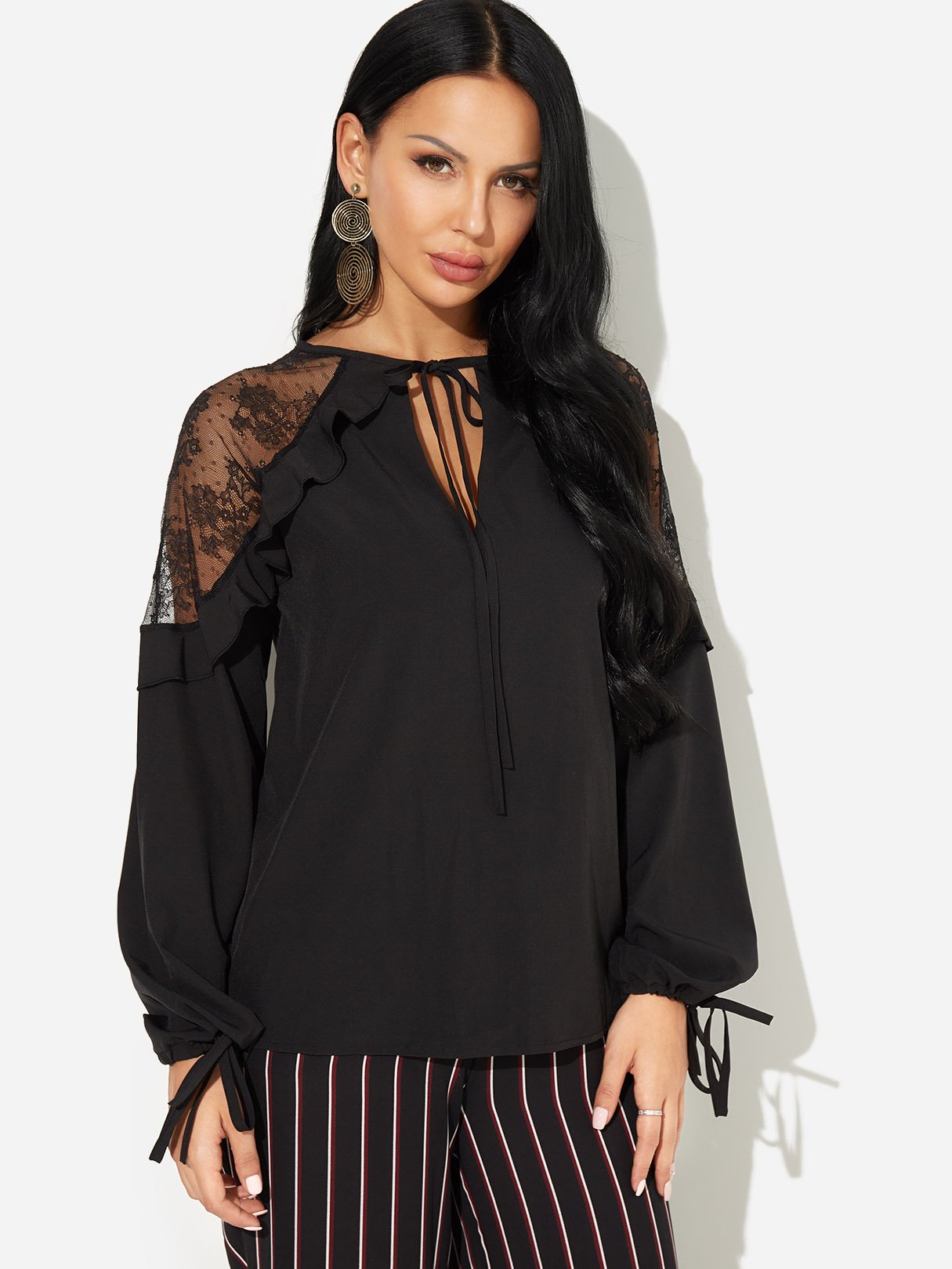 ODM Ladies Long Sleeve Blouses