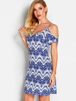 OEM Ladies Blue Sexy Dresses