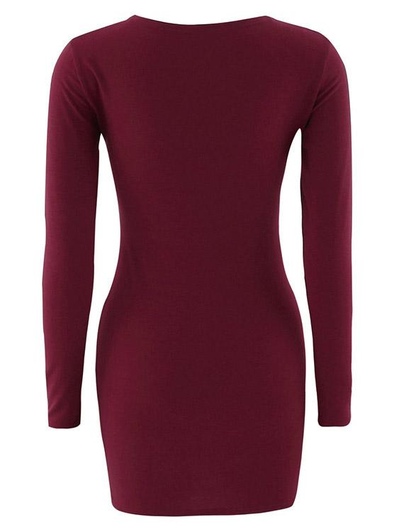 Custom Long Red Sleeveless Dress