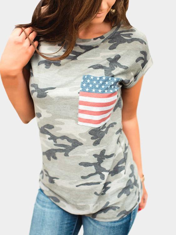 NEW FEELING Womens Multi T-Shirts
