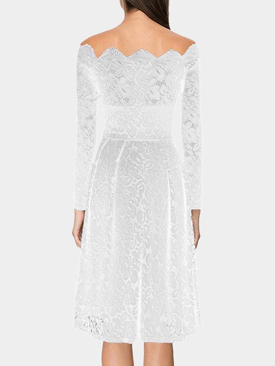 NEW FEELING Womens White Sexy Dresses