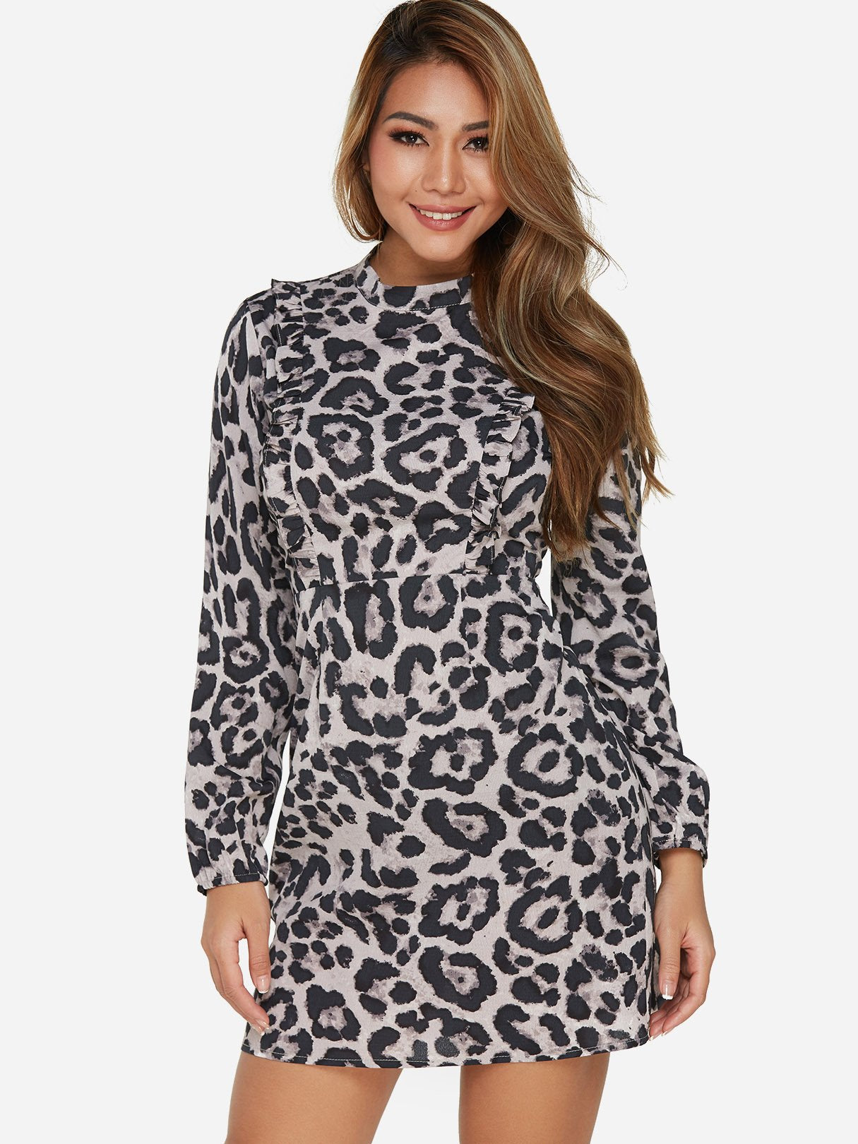ODM Ladies Long Sleeve Mini Dress