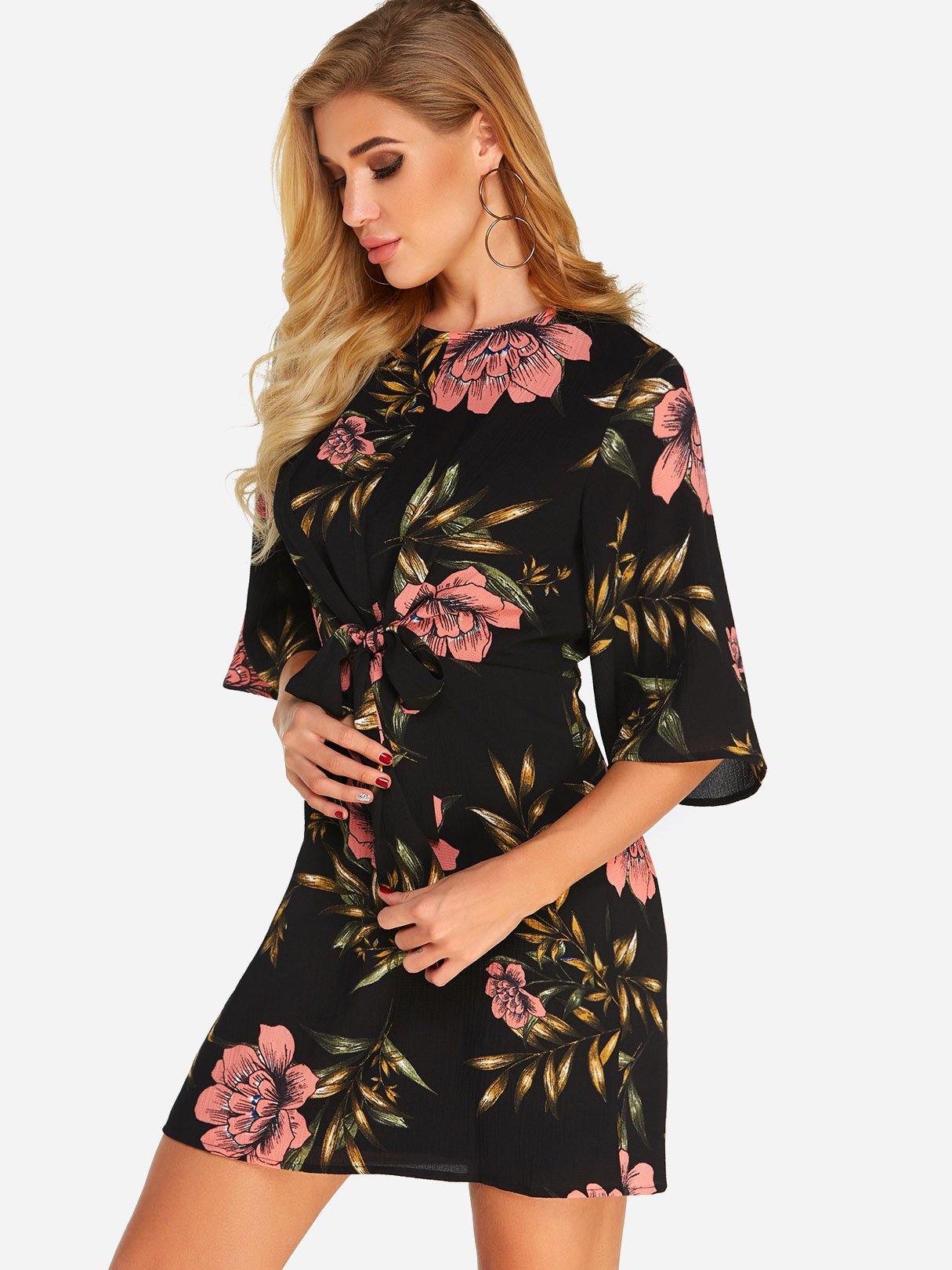 OEM Ladies Black Mini Dresses