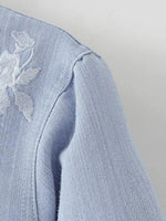 OEM Ladies Denim Blouses
