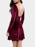 NEW FEELING Womens Burgundy Mini Dresses