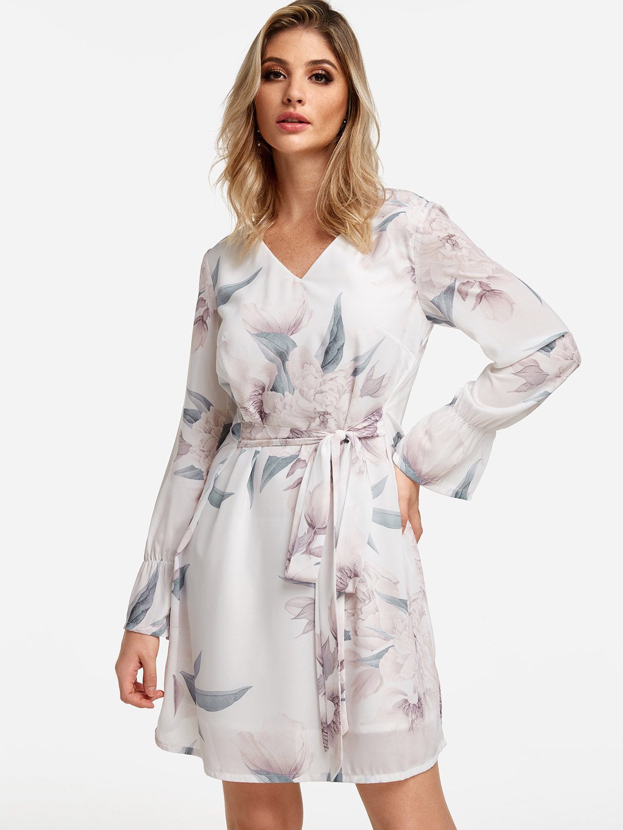 Custom Short Sleeve Cotton Shift Dress