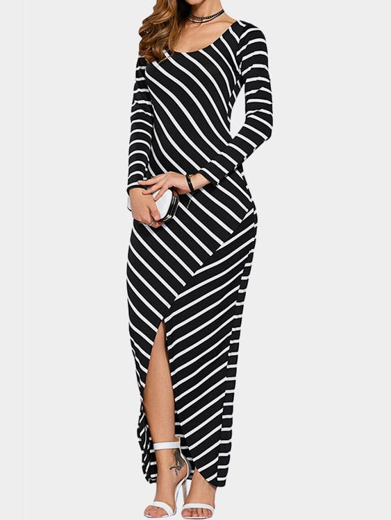 ODM Ladies Long Sleeve Maxi Dresses