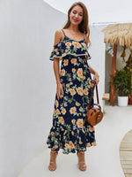 ODM Ladies Short Sleeve Maxi Dress