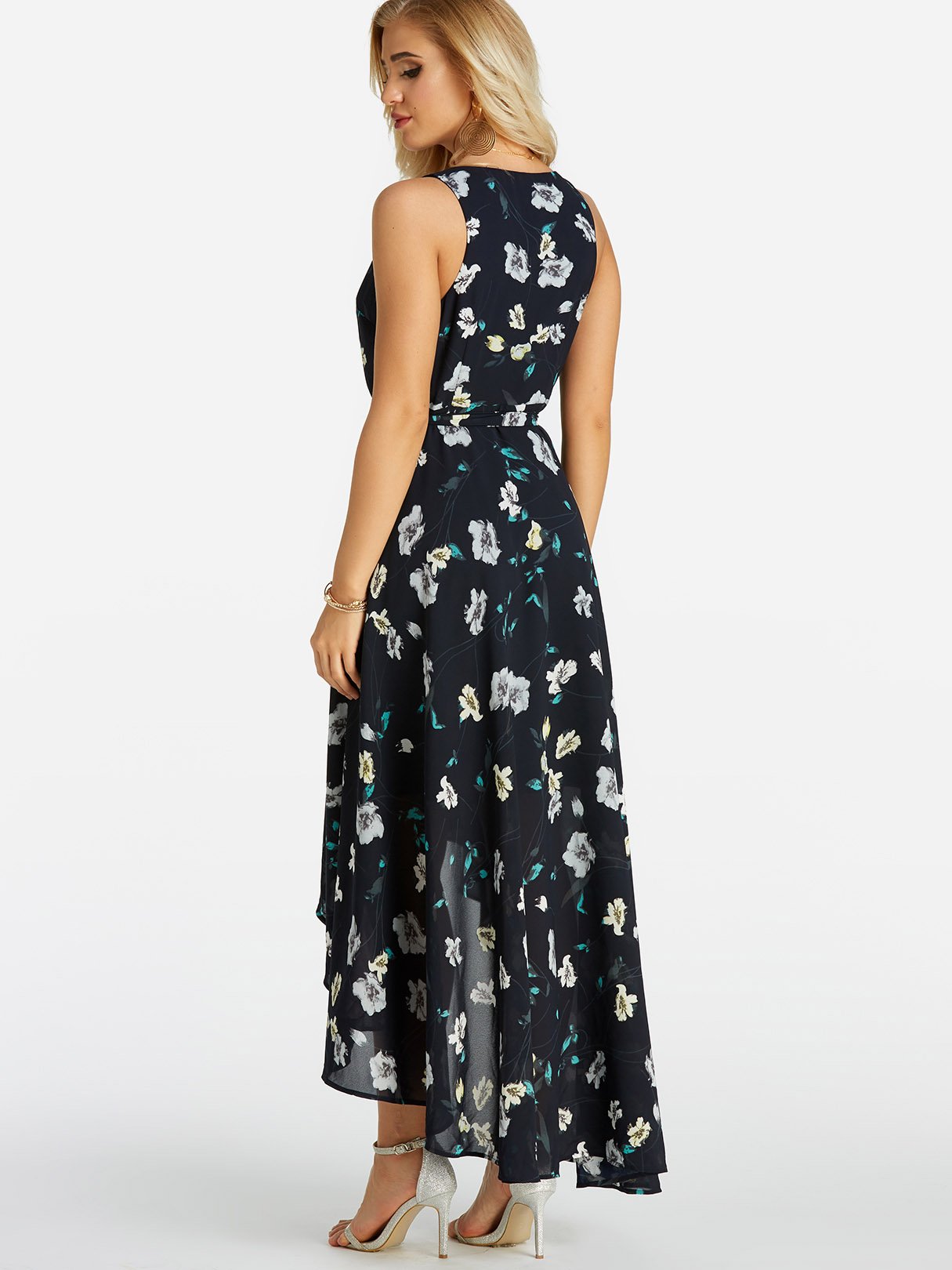 NEW FEELING Womens Navy Maxi Dresses
