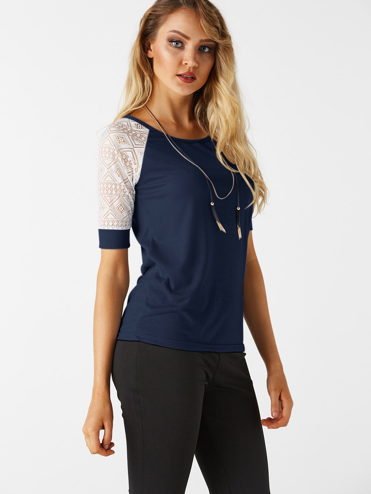 OEM Ladies Navy T-Shirts