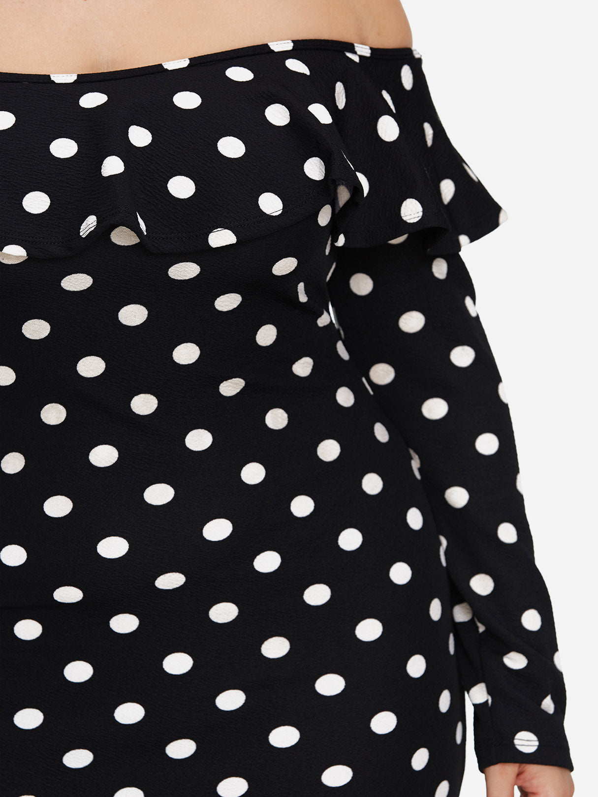 ODM Ladies Long Sleeve Plus Size Dress