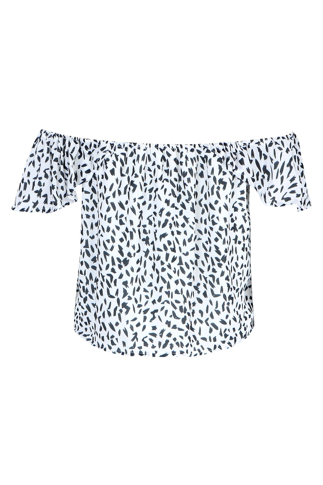 NEW FEELING Womens White Blouses