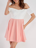 ODM Ladies Short Sleeve Mini Dress