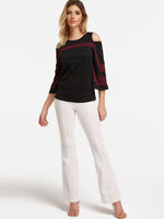OEM ODM Womens 3/4 Sleeve Top