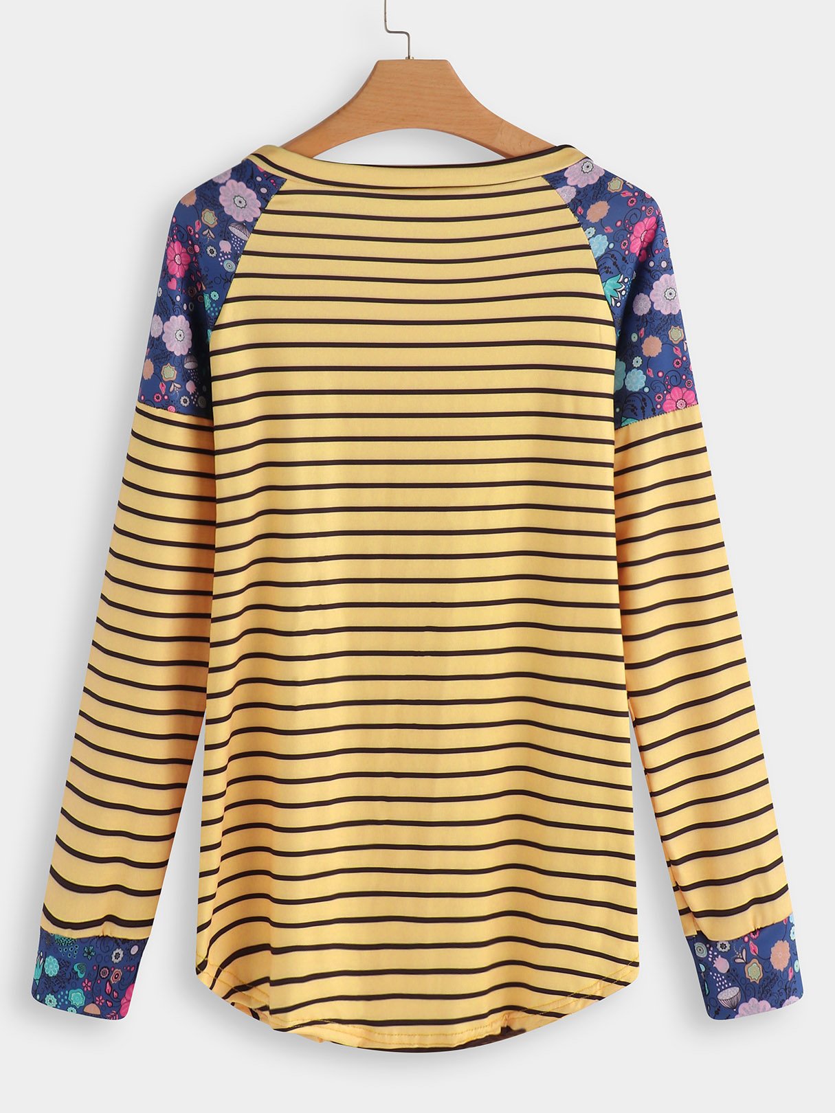 NEW FEELING Womens Yellow T-Shirts