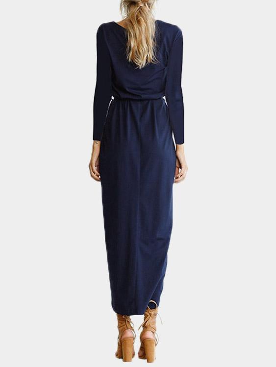 NEW FEELING Womens Navy Maxi Dresses