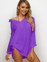 Custom Womens White Cover-Ups