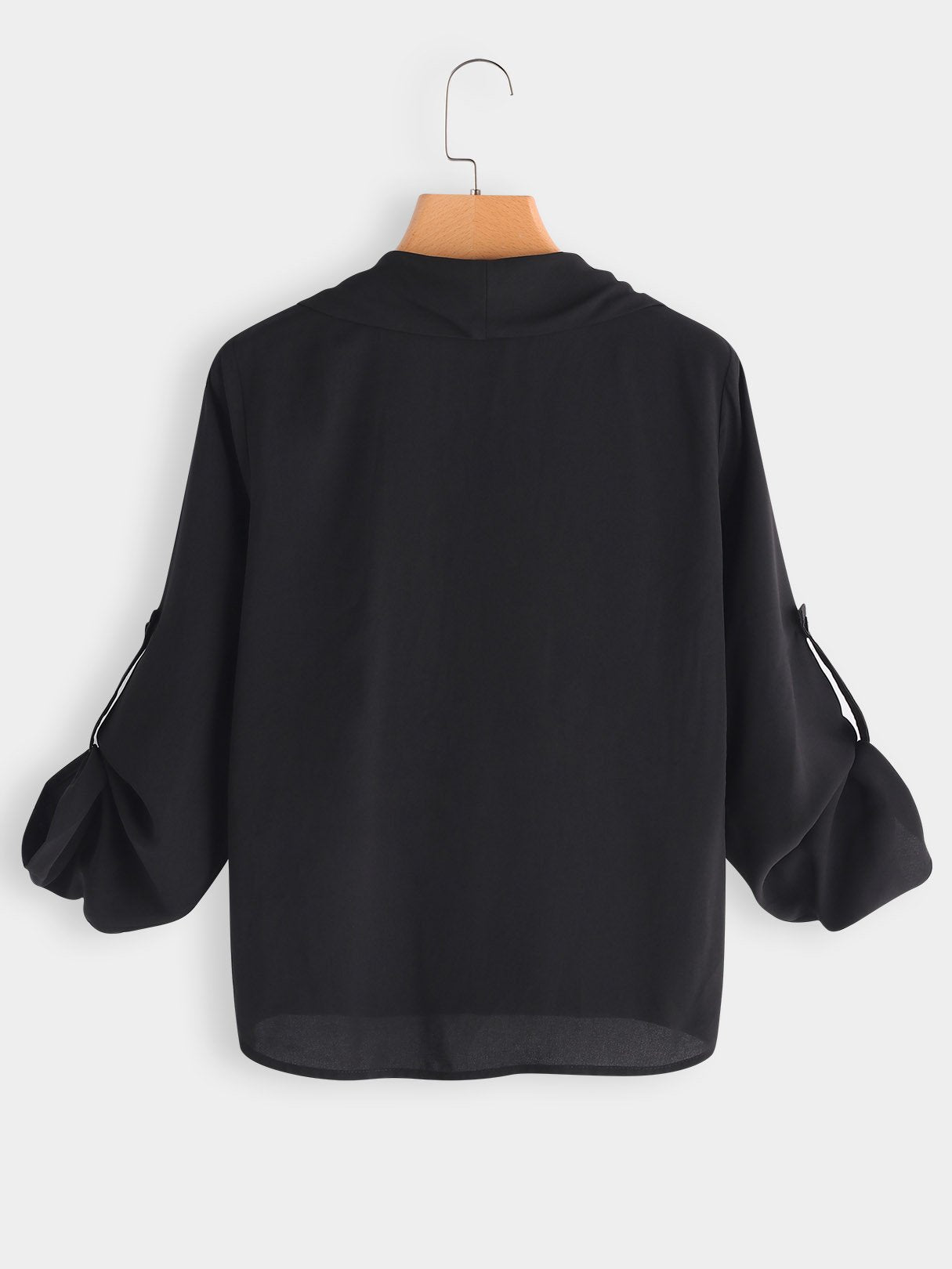 NEW FEELING Womens Black Blouses