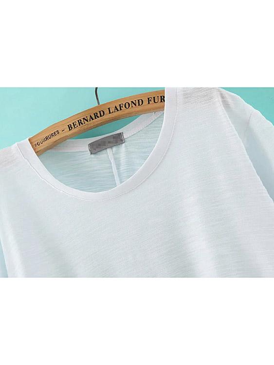 OEM Ladies White T-Shirts
