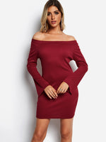 ODM Ladies Long Sleeve Mini Dresses