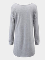 NEW FEELING Womens Grey Casual Dresses
