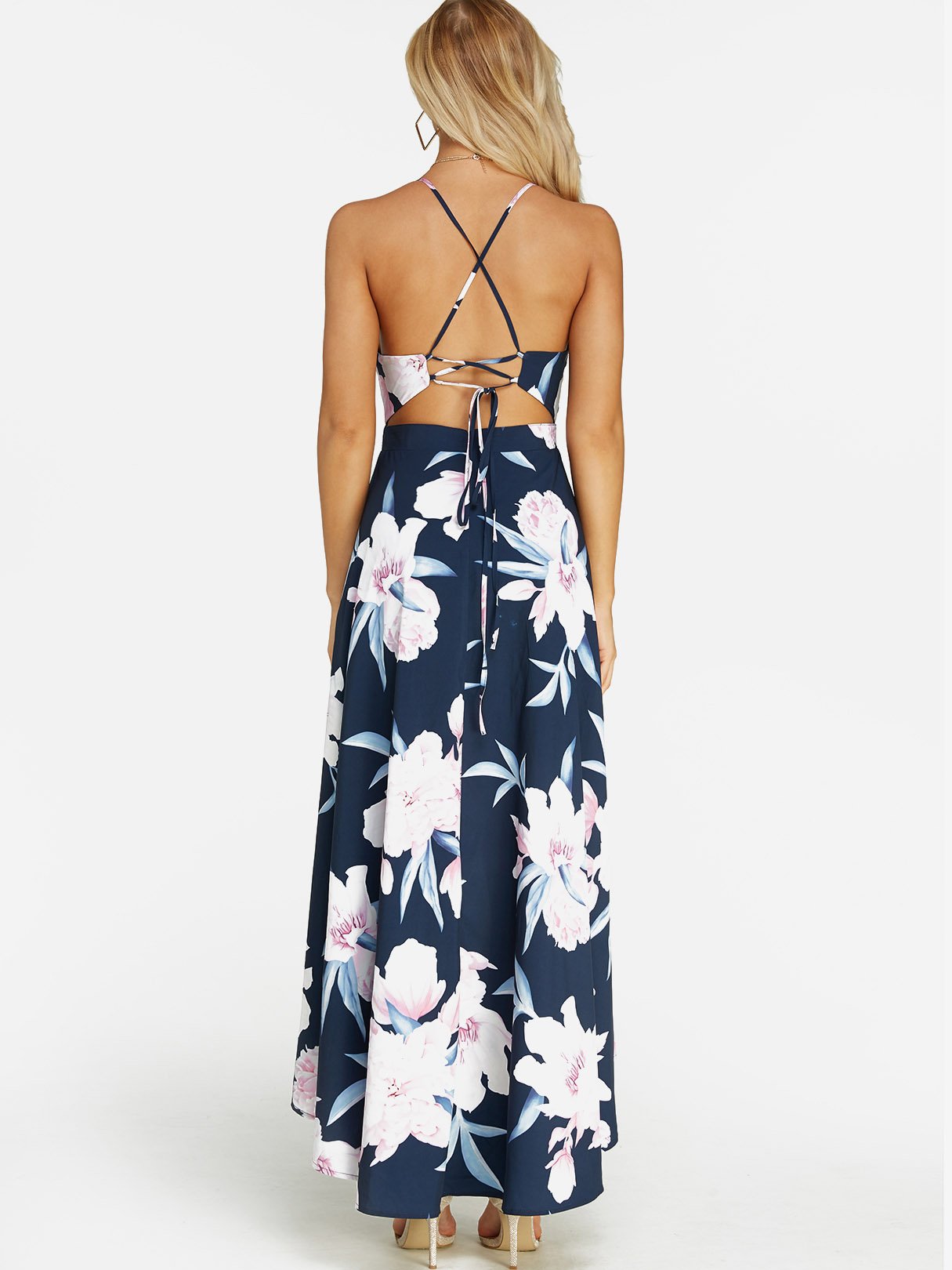NEW FEELING Womens Floral Maxi Dresses