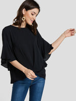 OEM Ladies Black Blouses