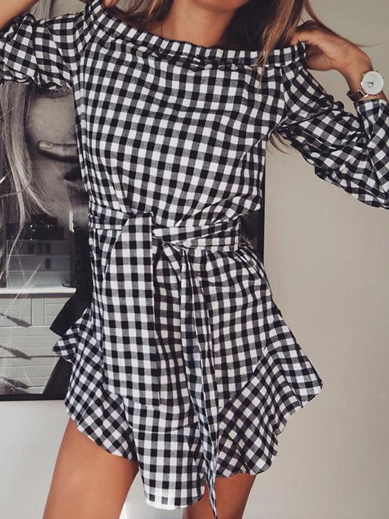 OEM Ladies Black Mini Dresses