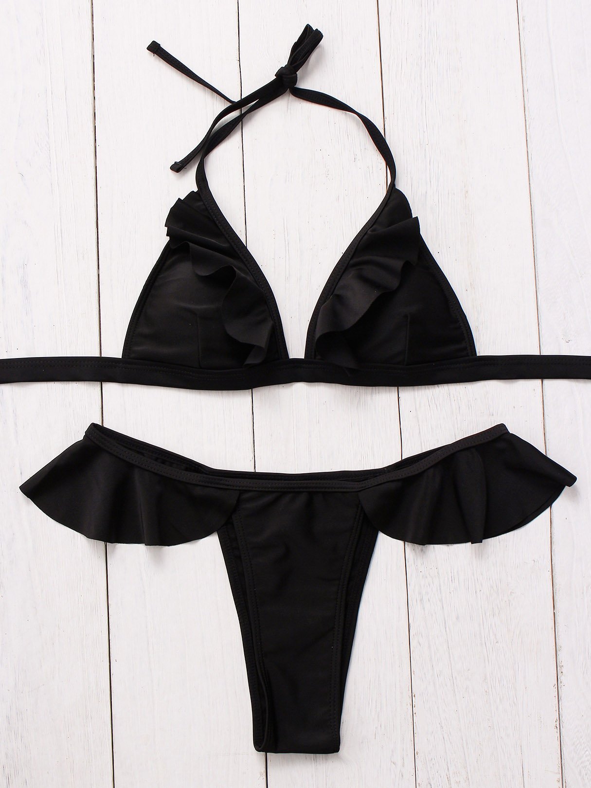 Custom Ladies V-Neck Bikini Suit